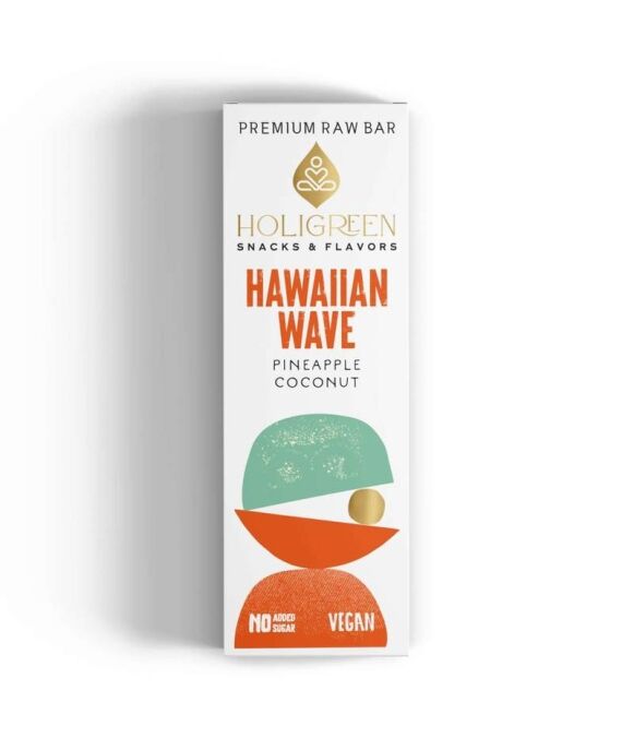 Holigreen Χειροποίητη Μπάρα Hawaiian Wave Raw,60gr - Image 1