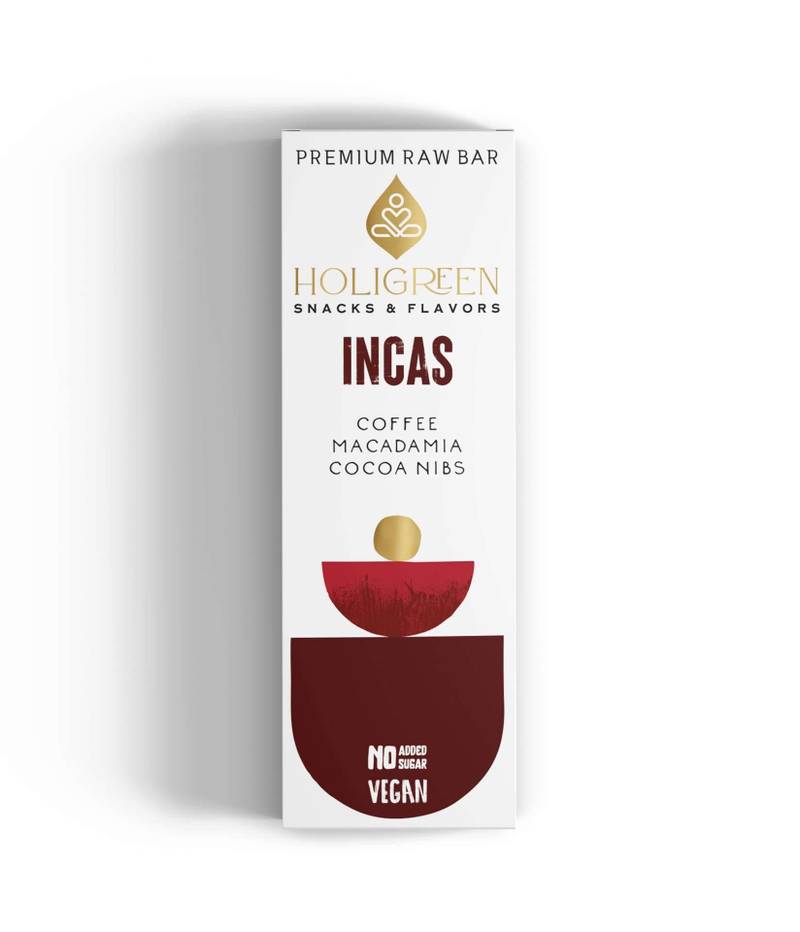 incas Holigreen Χειροποίητη Μπάρα Incas Raw,60gr - Image 1