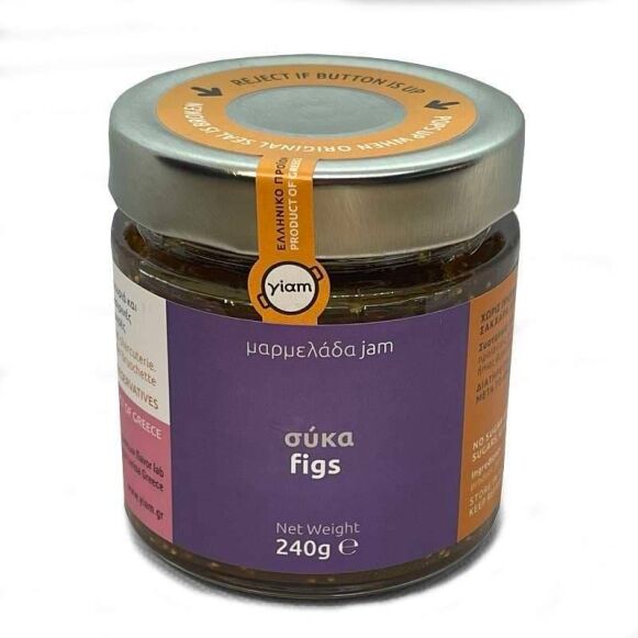 marmelada-syko-choris-zachari Μαρμελάδα Σύκο 240gr - Image 1